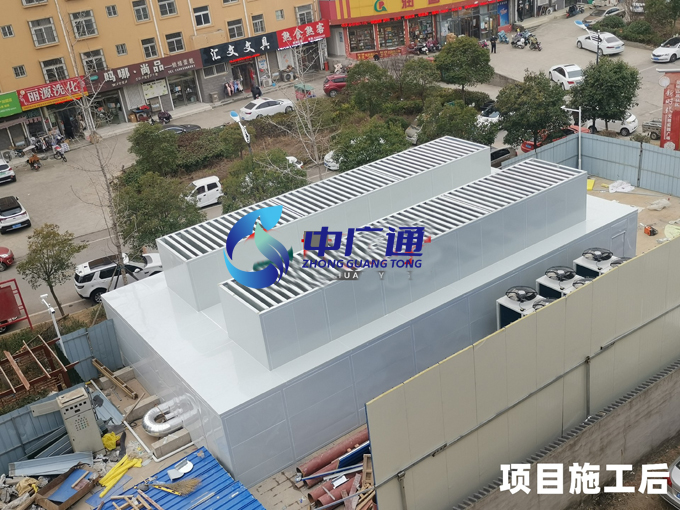 山东枣庄空气源热泵机组隔声罩