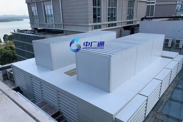 上海某厂界风冷机组噪声治理案例